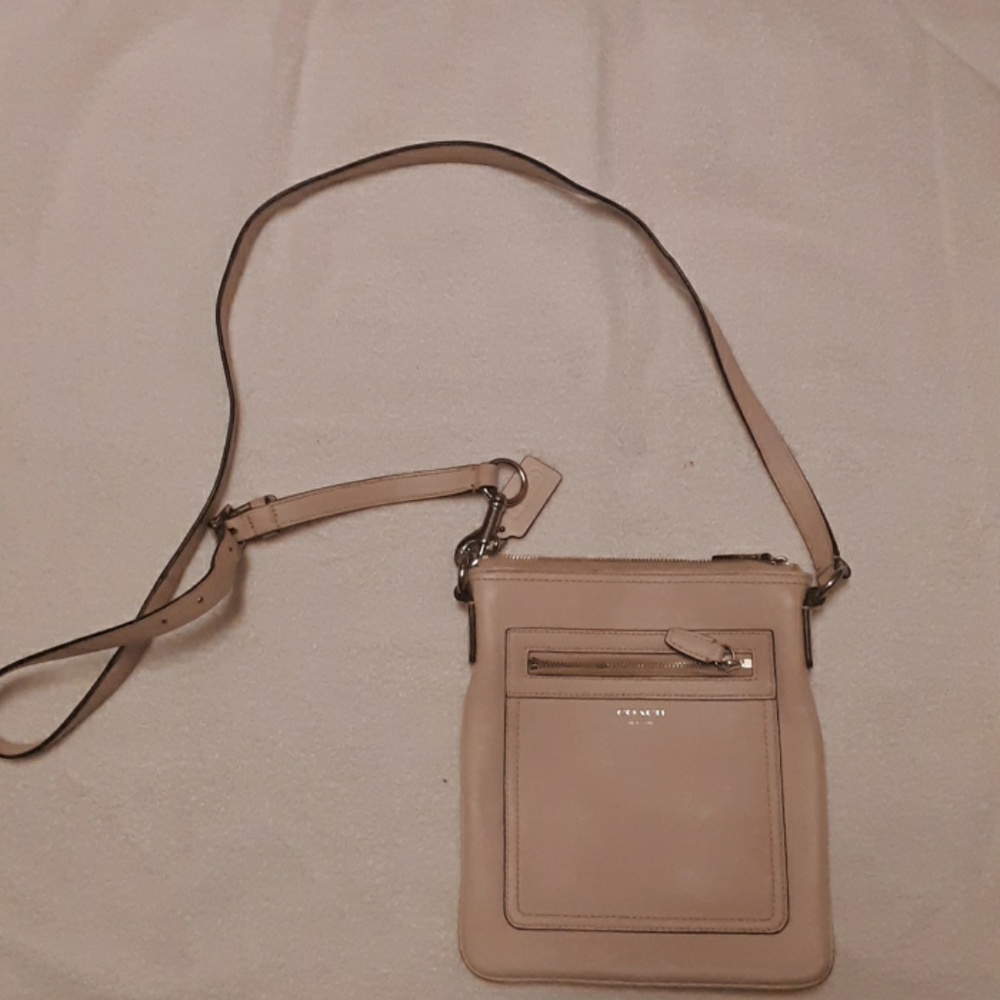 Coach Light Blush Pink  Cross Your Body  Purse